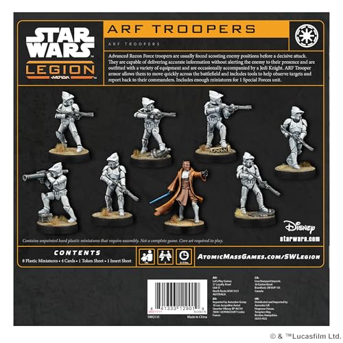 Atomic Mass Games Star Wars: Legion ARF Troopers Unit Expansion with Jedi Knight 7