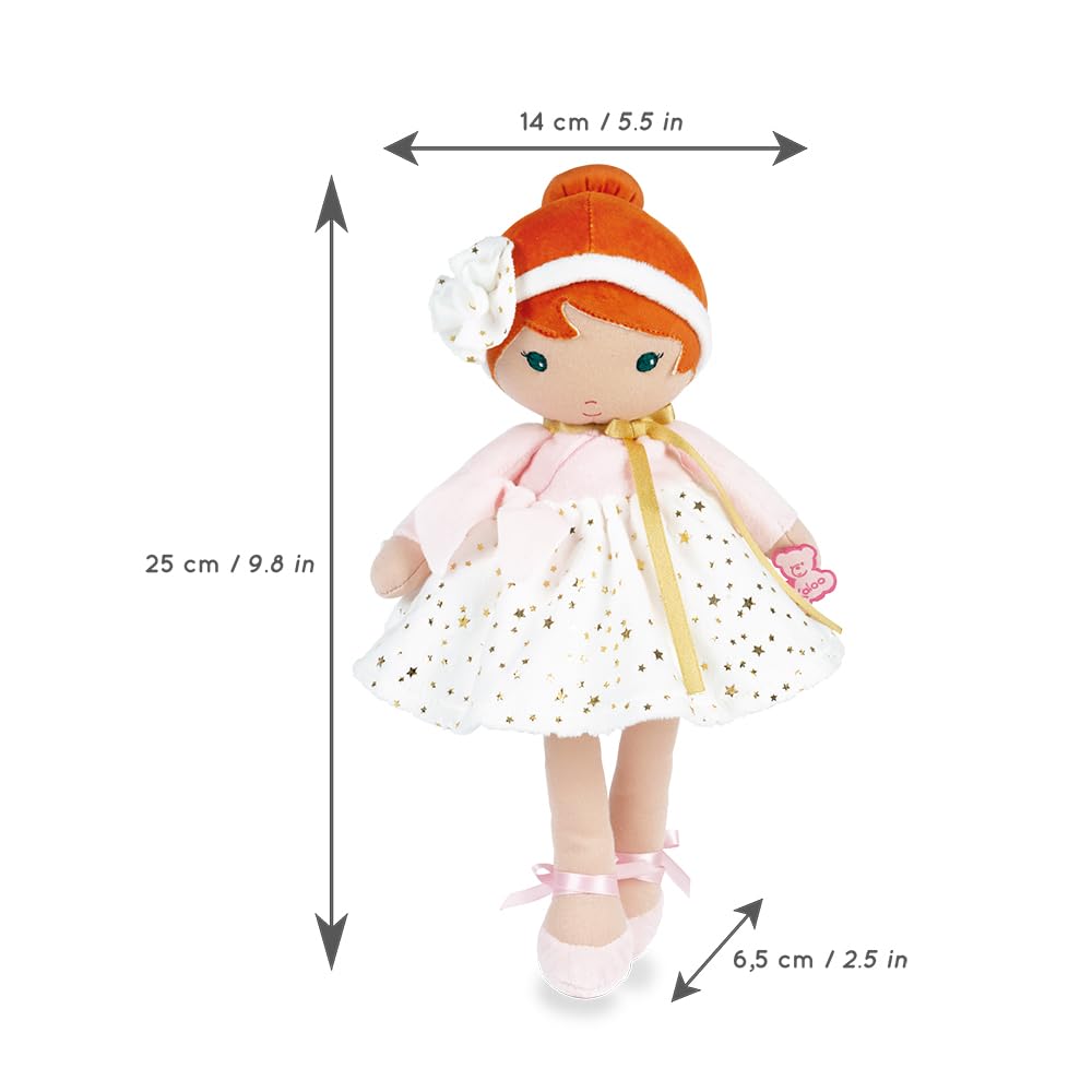 Kaloo Tendresse Doll - Valentine My First Fabric Doll for Babies 0 Months+