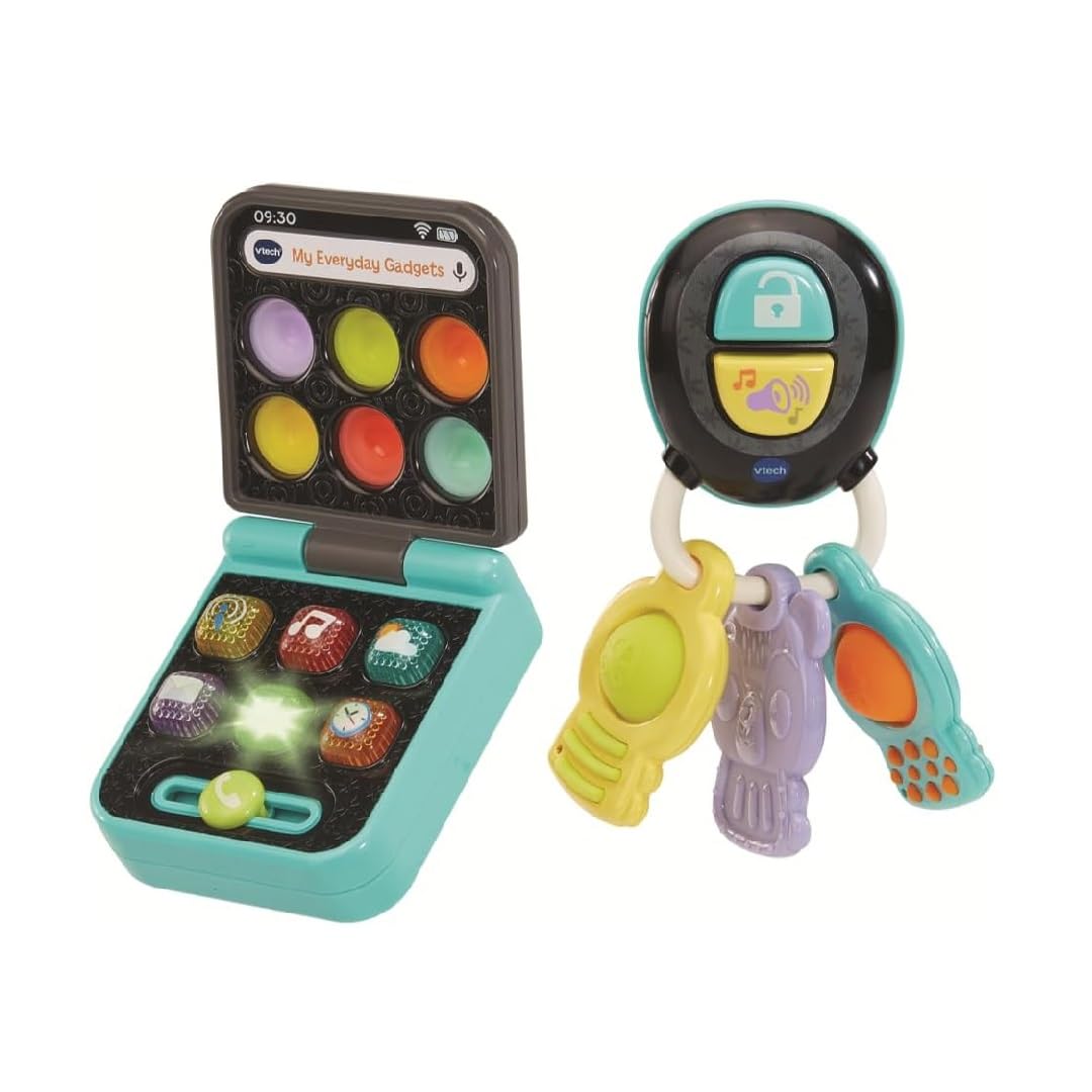 VTech Baby My Everyday Gadgets - Pretend Play Toy Keys and Phone with Lights & Sounds