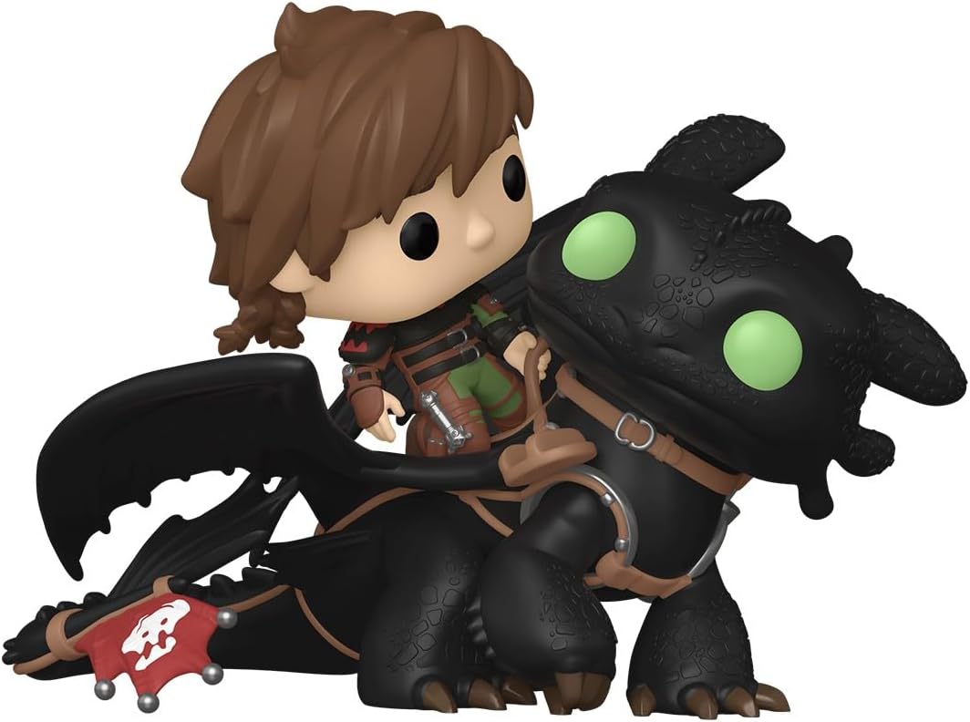 Funko Pop! Rides Deluxe: How to Train Your Dragon - Hiccup with Toothless Vinyl Figure