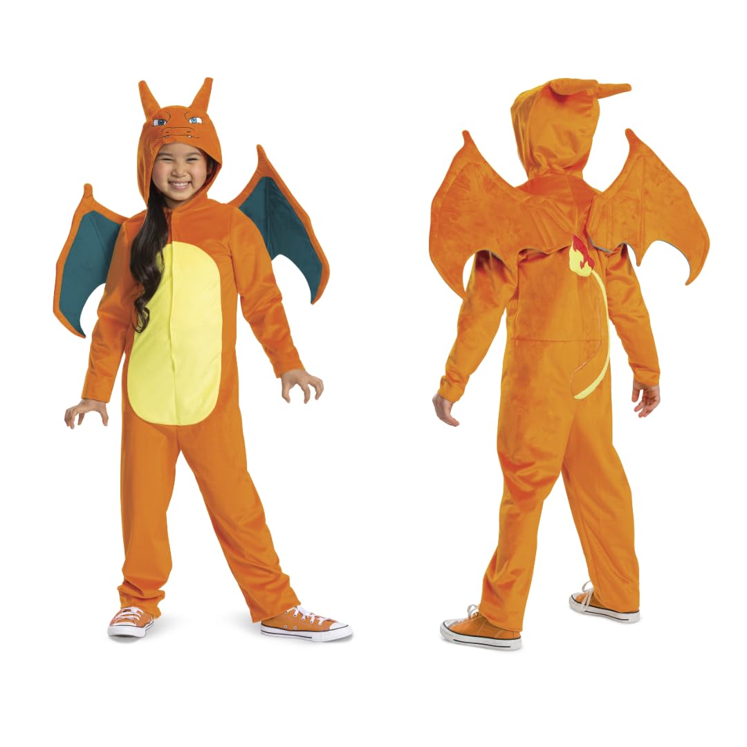 Disguise Pokémon Charizard Jumpsuit Fancy Dress for Kids - Officially Licensed, One Size