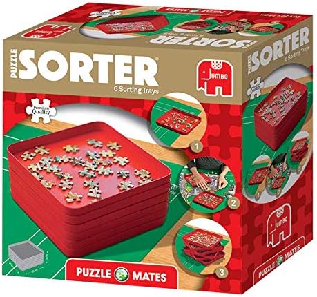 Jumbo Puzzle Mates Sorting Tray - 6-Pack Puzzle Accessory for Organizing Jigsaw Pieces 5