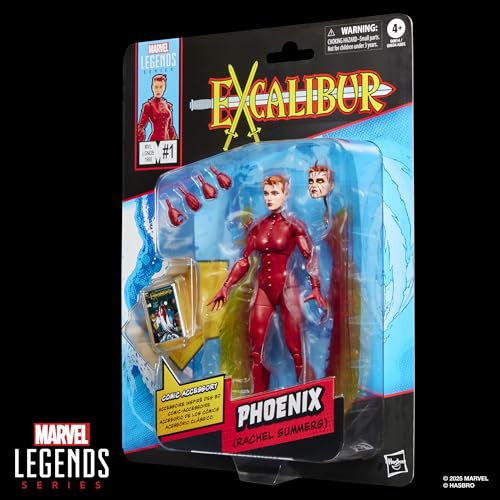 Marvel Legends Series Phoenix (Rachel Summers) X-Men Action Figure - 6-Inch Collectible with Comic Accessories 19