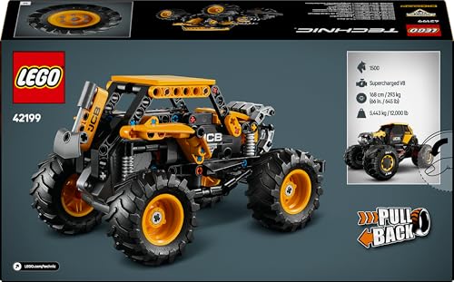 LEGO Technic Monster Jam DIGatron Pull-Back Truck Toy - Building Set for Kids 7+ 14