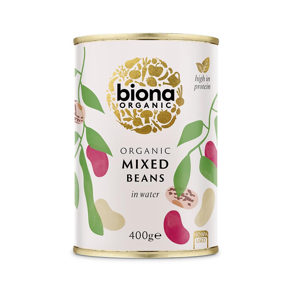 Biona Organic Mixed Beans in Water, 400g