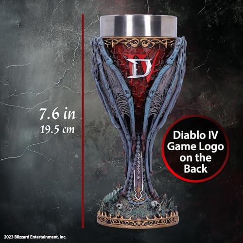 Nemesis Now Diablo IV - Lilith Resin Goblet (B6442X3) 10