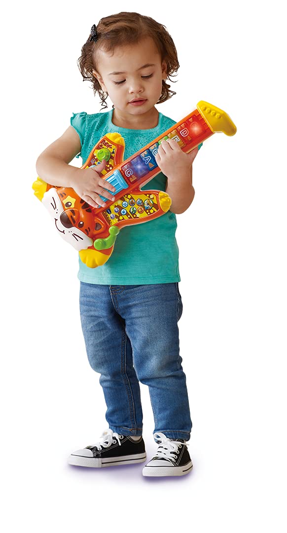 VTech Safari Sounds Guitar - Musical Toy for Toddlers with Songs, Lights & Animal Sounds 4