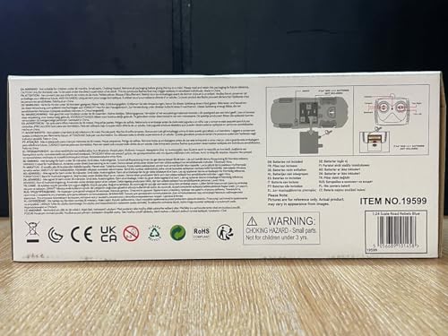 Road Rebel Blue Bolt RC Car - 1:24 Scale 2.4GHz High-Speed Remote Control Vehicle for Kids 3+ 14