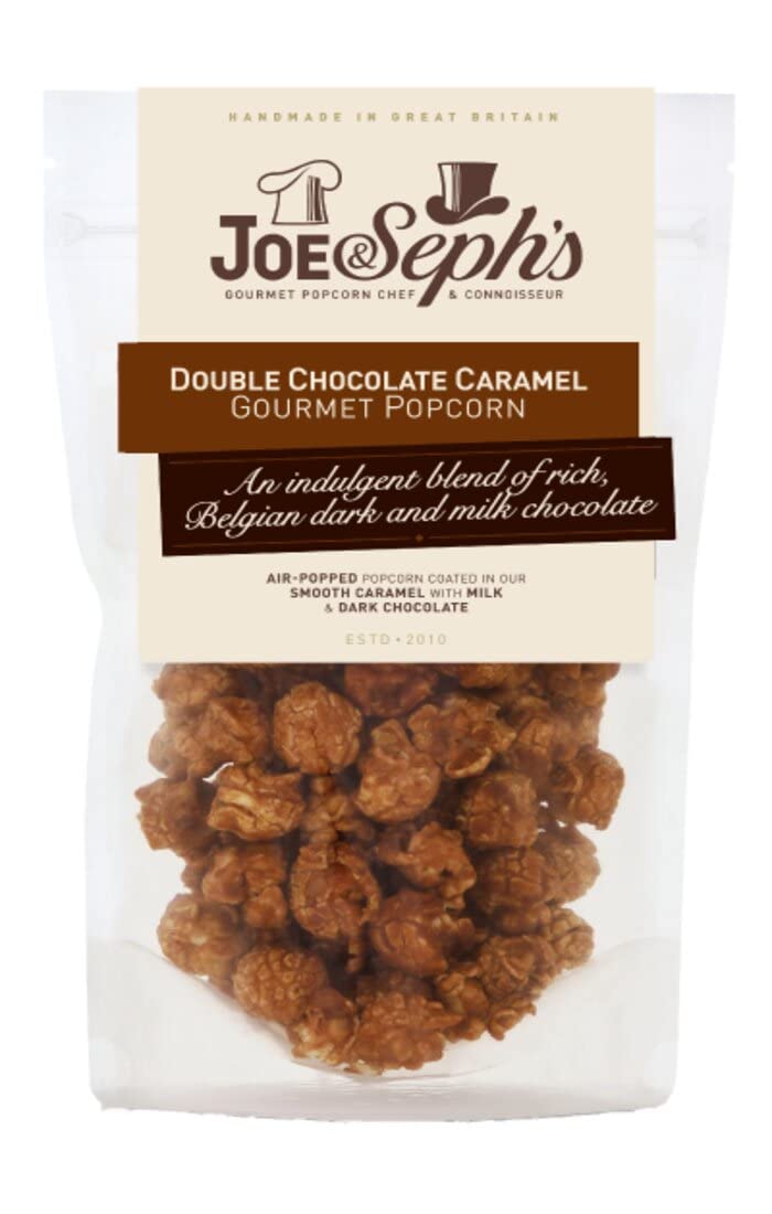 Joe & Seph's Double Chocolate Popcorn (80g) - Gourmet Air-Popped Snack