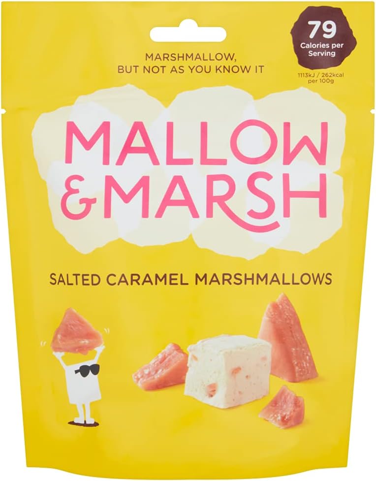 Mallow & Marsh Salted Caramel Marshmallow Pouch, 85g
