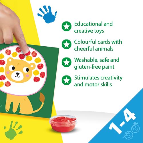 SES Creative My First - Fingerprint Paint Art Set | Ages 1-4 | 13 Piece Set