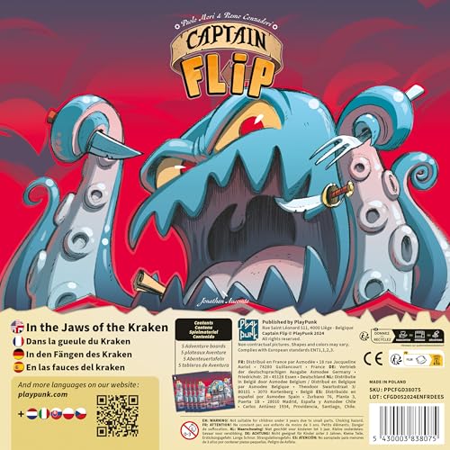 Asmodee Captain Flip: In den Fängen des Kraken Expansion 3