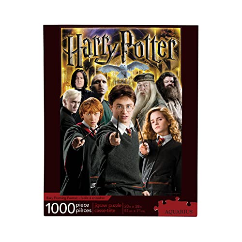 AQUARIUS Harry Potter Character Collage 1000-Piece Jigsaw Puzzle - Premium Collectible Puzzle for Ages 3+