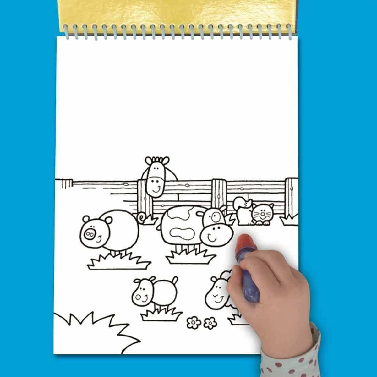 Galt Toys, Water Magic - Farm, Colouring Book for Children, Ages 3 Years Plus 9