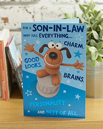 UK Greetings Crackers Range Funny Son-In-Law Birthday Greeting Card | 137mm x 210mm 2