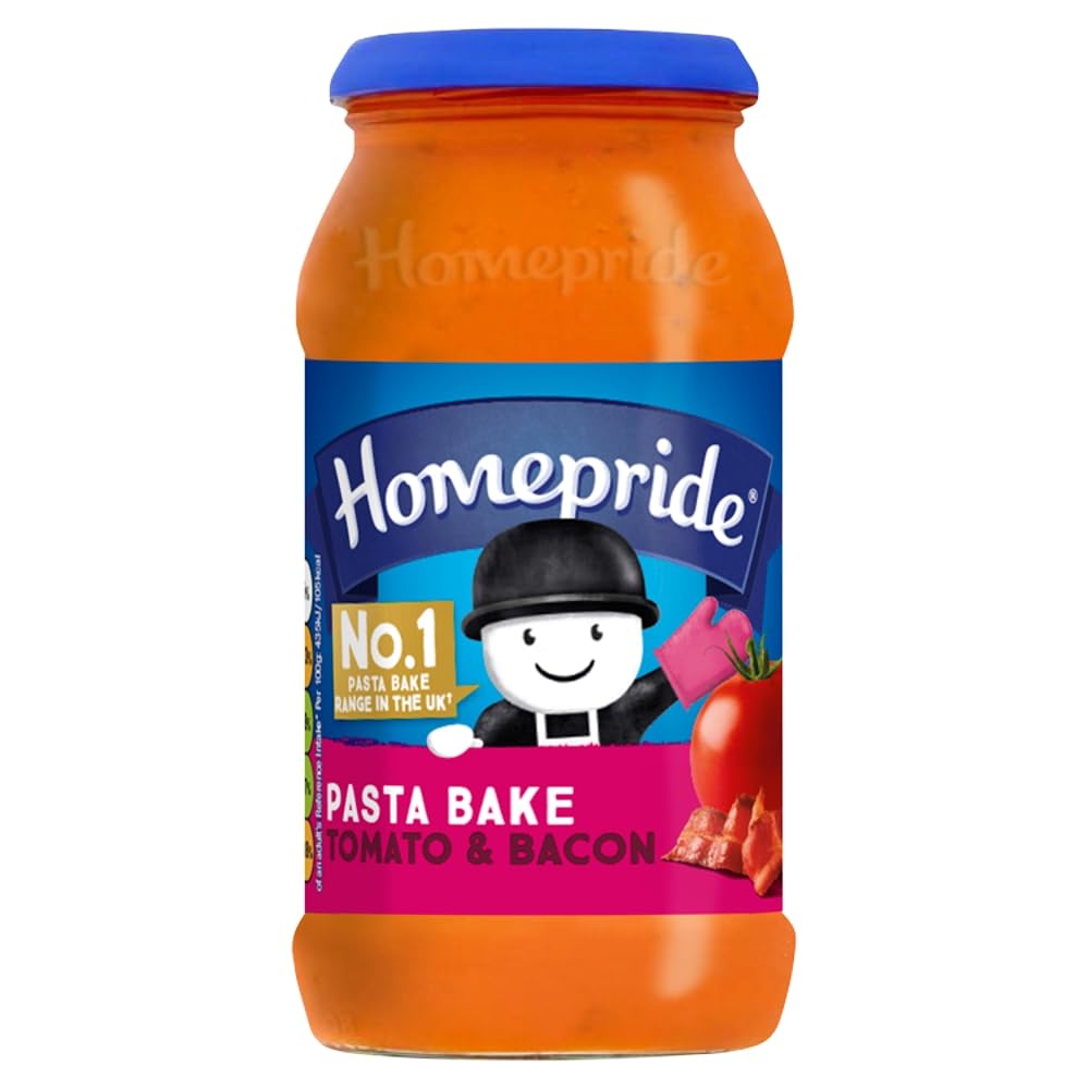 Homepride Tomato & Bacon Pasta Bake Sauce, 485g Jar