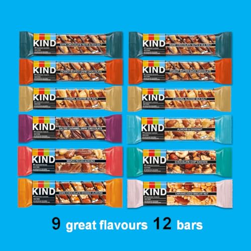 KIND Core Variety Pack - Gluten Free, High Fibre, No Artificial Flavours, 12 Bars 3