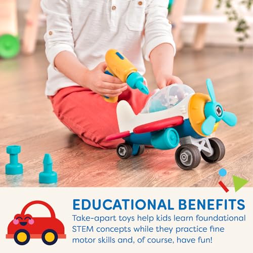 Wonder Wheels Take-Apart Airplane Playset - Building Toy with Drill for Kids 3 Years & Up 10