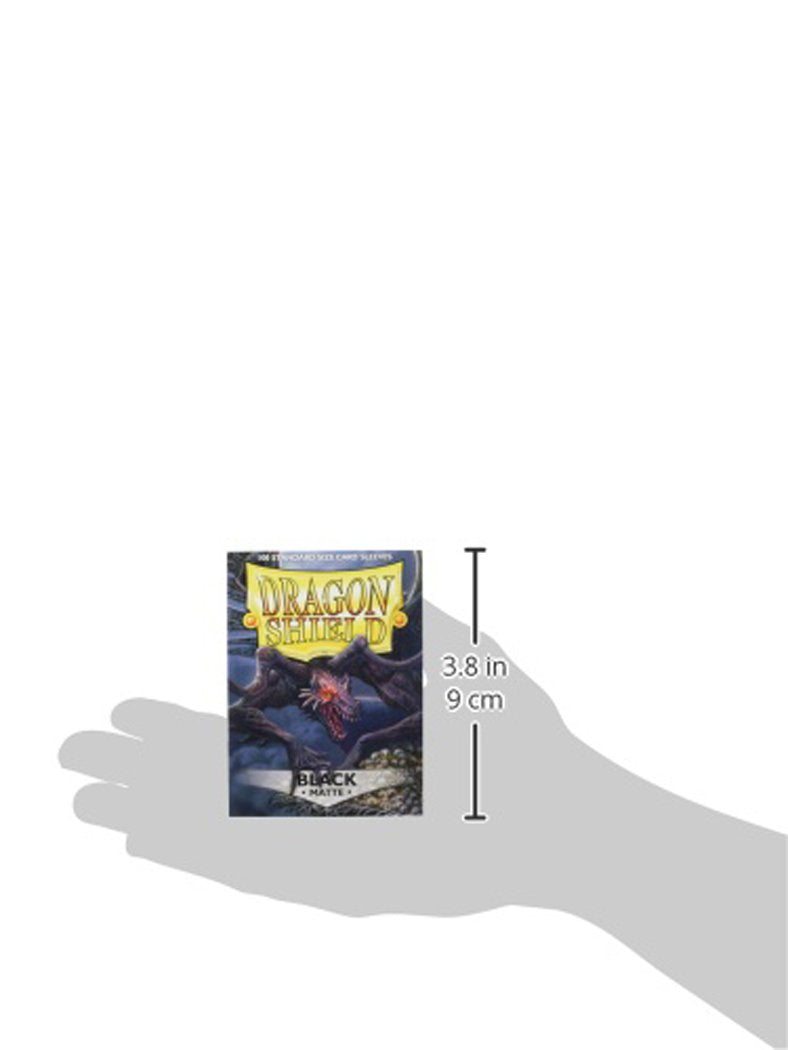 Dragon Shield Matte Standard Size Card Sleeves 100pk - Black