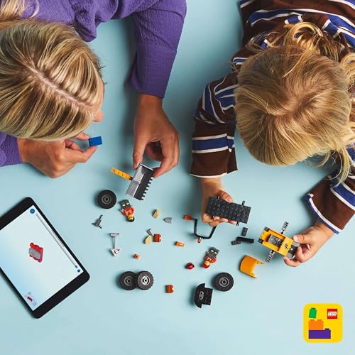 LEGO City Yellow Construction Wheel Loader Toy - Building Set for Kids 4+ 8