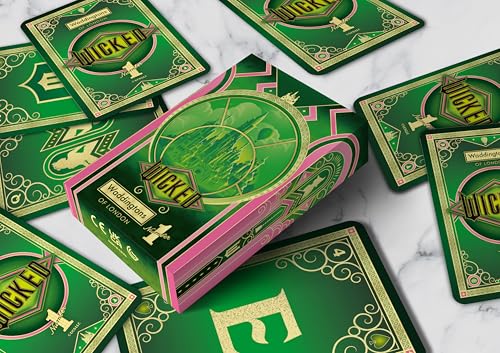 Waddingtons Number 1 Wicked Edition Playing Cards - Glinda & Elphaba Emblems | 52 Cards + 2 Jokers 3