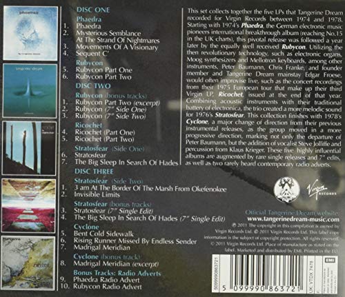 Tangerine Dream - The Virgin Years: 1974-1978 [3 CD Box set]
