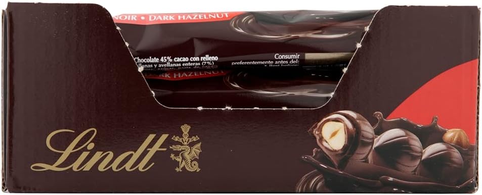 Lindt Noccionoir Dark Chocolate with Whole Hazelnuts, 35g x 18 Pack 3