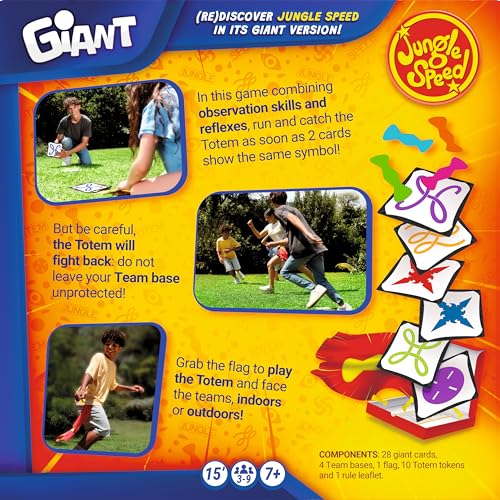 Zygomatic Jungle Speed Giant Party Family Card Game for 3-9 Players, Ages 7+ 6