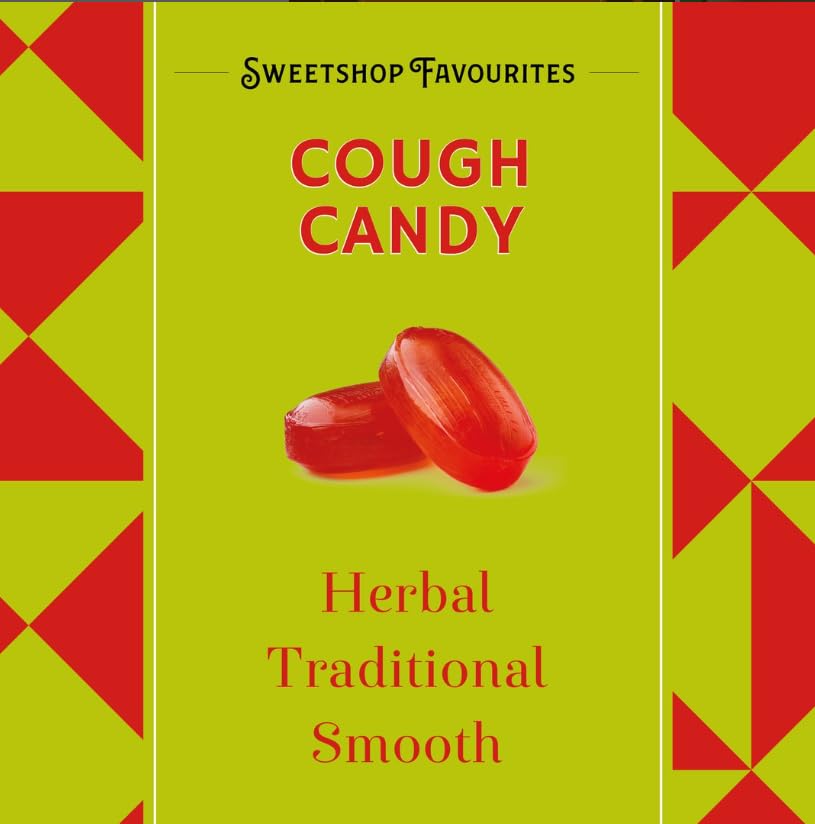 Bonds of London Cough Candy Jar - Vegetarian Retro Hard Sweets, 1.7 kg Glass Jar
