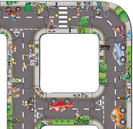 Orchard Toys Giant Road Floor Puzzle - Interchangeable 20-Piece Educational Puzzle for Ages 3+ 3