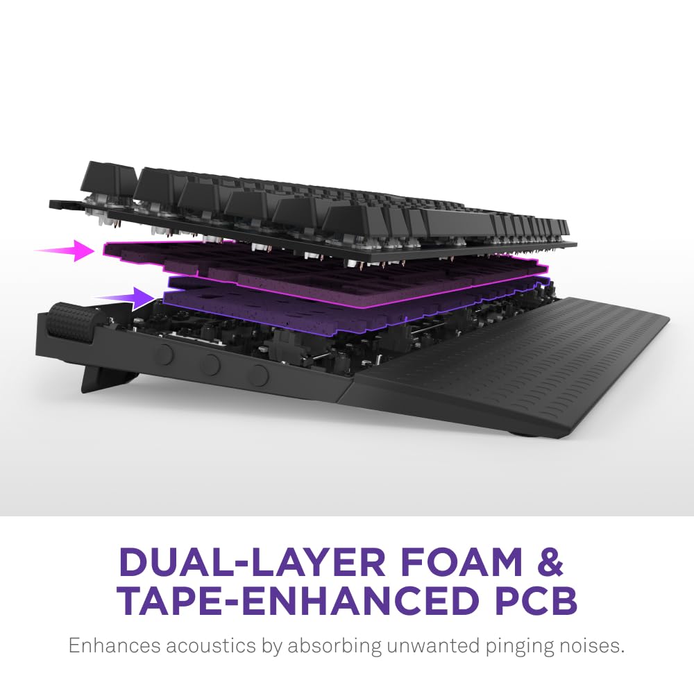 NZXT Function 2-2024 Full-Size Optical Gaming Keyboard | RGB Illuminated | Black