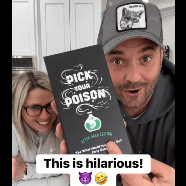 PICK YOUR POISON Adult Card Game: What Would You Rather Do? NSFW Party Game 7
