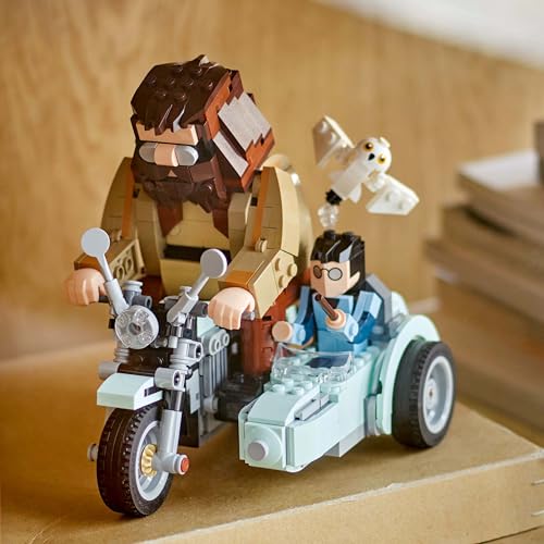LEGO Harry Potter Hagrid & Harry’s Motorcycle Ride - Buildable Vehicle Playset for Ages 9+ 4