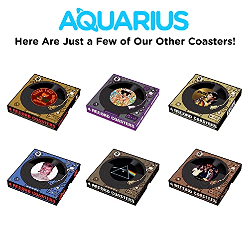 AQUARIUS - Pink Floyd Vinyl Coaster Set Home Decor