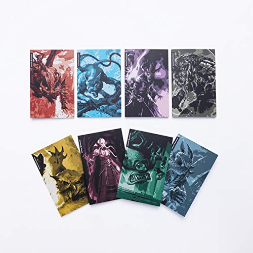 Dungeons and Dragons Bestiary Notebook Set: 8 Mini Notebooks - Crown (Boxed Set, Collector's Edition)