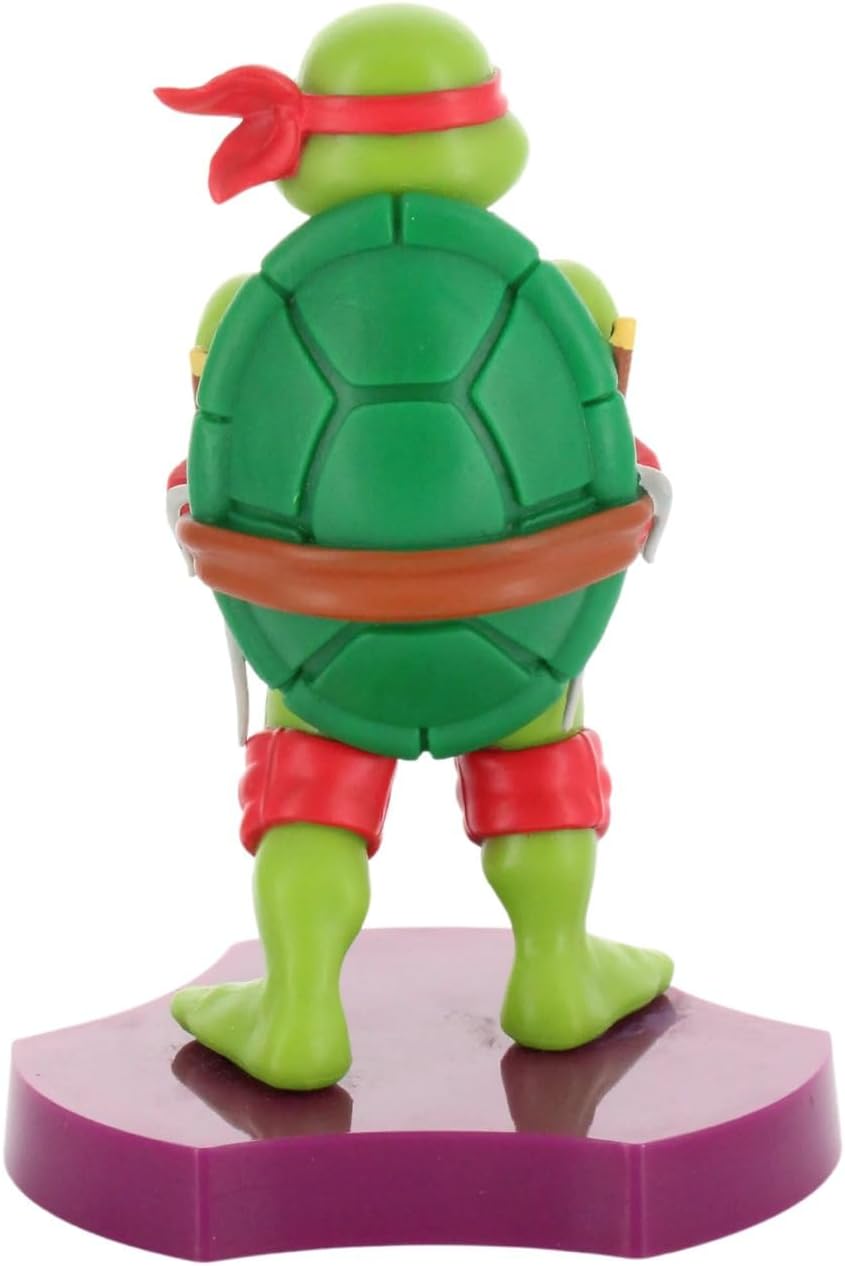 Teenage Mutant Ninja Turtles Raphael Mini Tech Holder - Cable Guys Minis Phone & Earbuds Stand 5