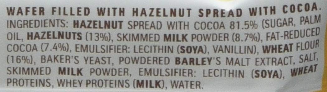 Nutella B-Ready Hazelnut Chocolate Biscuits, 22g, Pack of 36 Individually Wrapped Bars 3