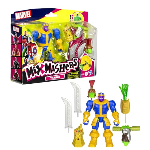 AVENGERS MixMashers Marvel Thanos Deluxe Action Figure - Mix & Match Custom Play, 4+ Years 10