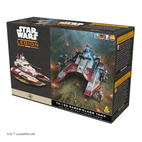 Asmodee Star Wars Legion - TX-130 Saber Tank Miniature Expansion | Heavy Unit 3