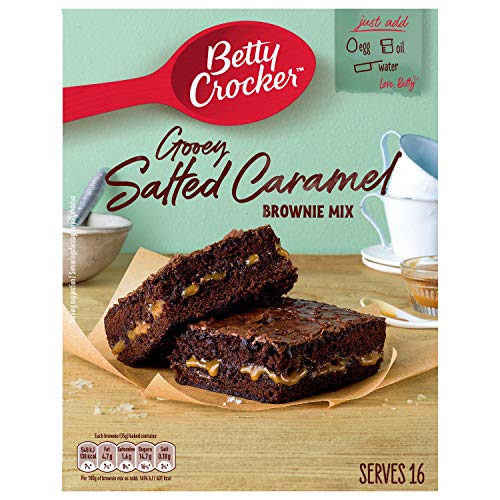 Betty Crocker - Delights Gooey Salted Caramel Brownie Cake Mix 430g 4