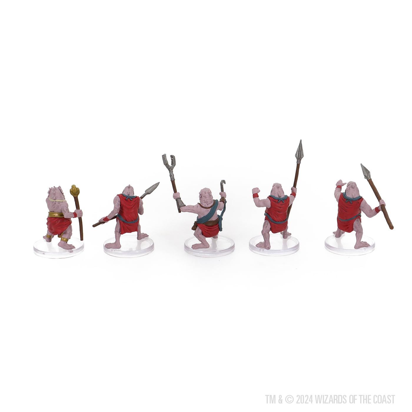 WizKids D&D Icons of the Realms Kuo-Toa Warband 5-Pack Miniatures