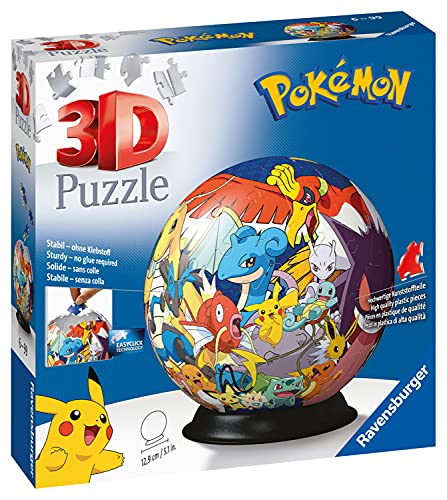 Ravensburger Pokémon 3D Jigsaw Puzzle Ball – 72-Piece Spherical Puzzle for Kids 6+ 10