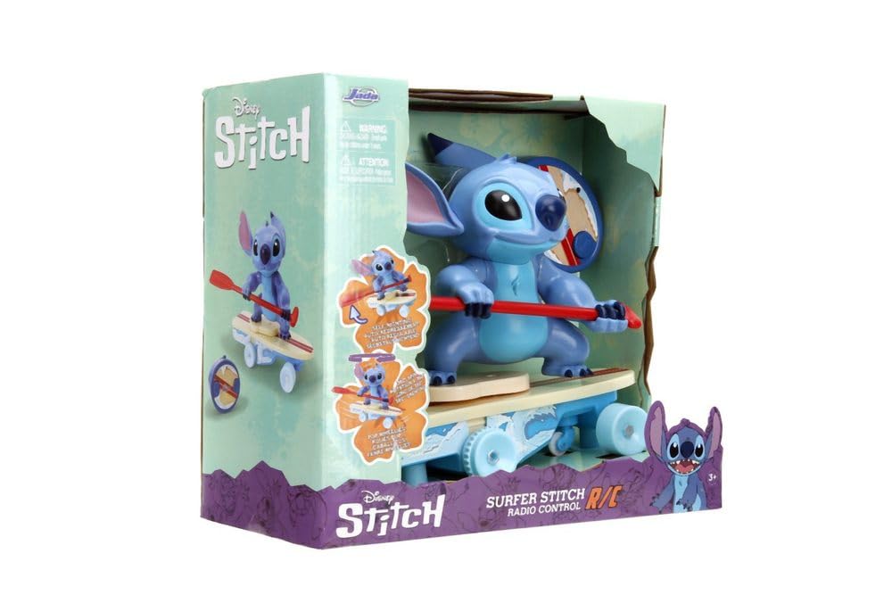 Jada Disney RC Stitch Surfer - 360° Rotation & Self-Rising - Ages 3+ 3