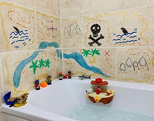 Little Brian - Bath Paint Sticks 6-Pack for Kids 8