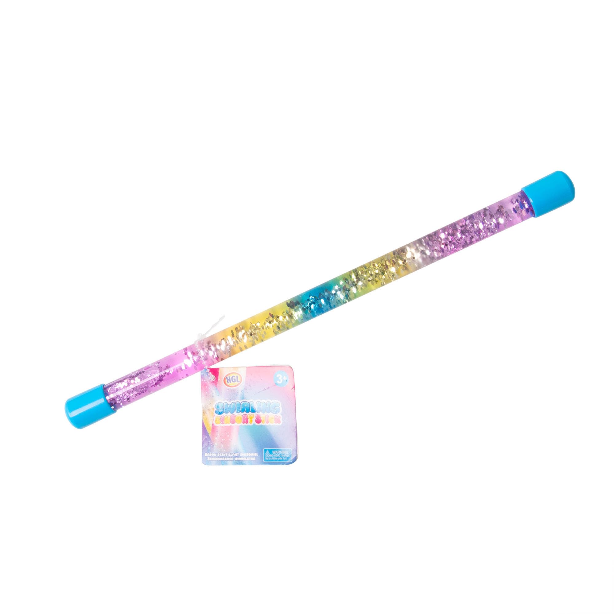 RGL Sensory Fidget Stick - Rainbow Glitter Swirling Calming Toy for Focus and Relaxation 5