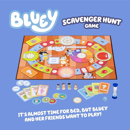 Bluey Scavenger Hunt Game - Cooperative Board Game for Kids with Mini-Figures 9