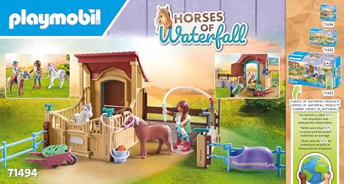 Playmobil 71494 Horses of Waterfall Riding Stable Playset - Ages 4+ 15