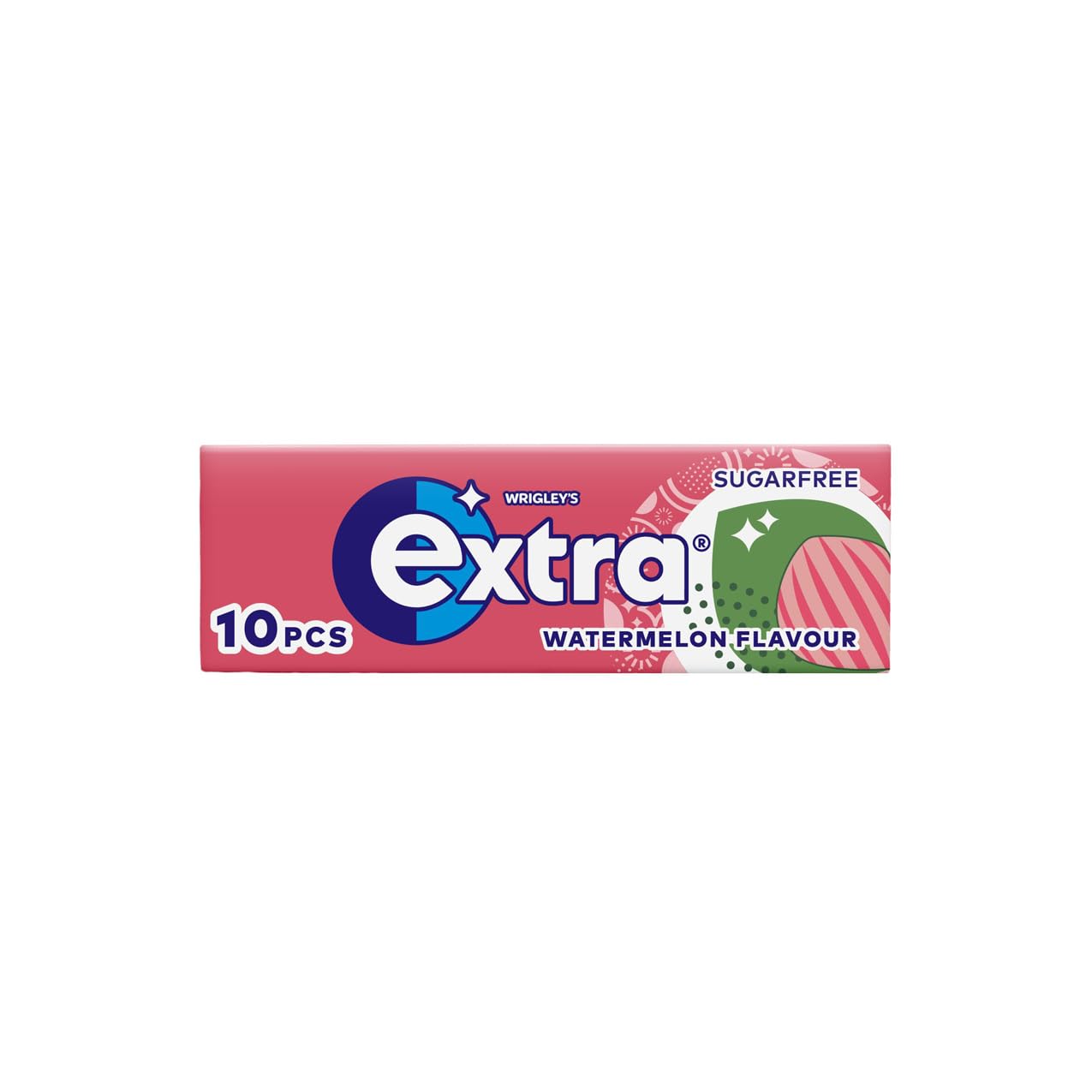 Extra - Watermelon Flavour Sugar Free Chewing Gum, 30 Packs of 10 Pieces 3