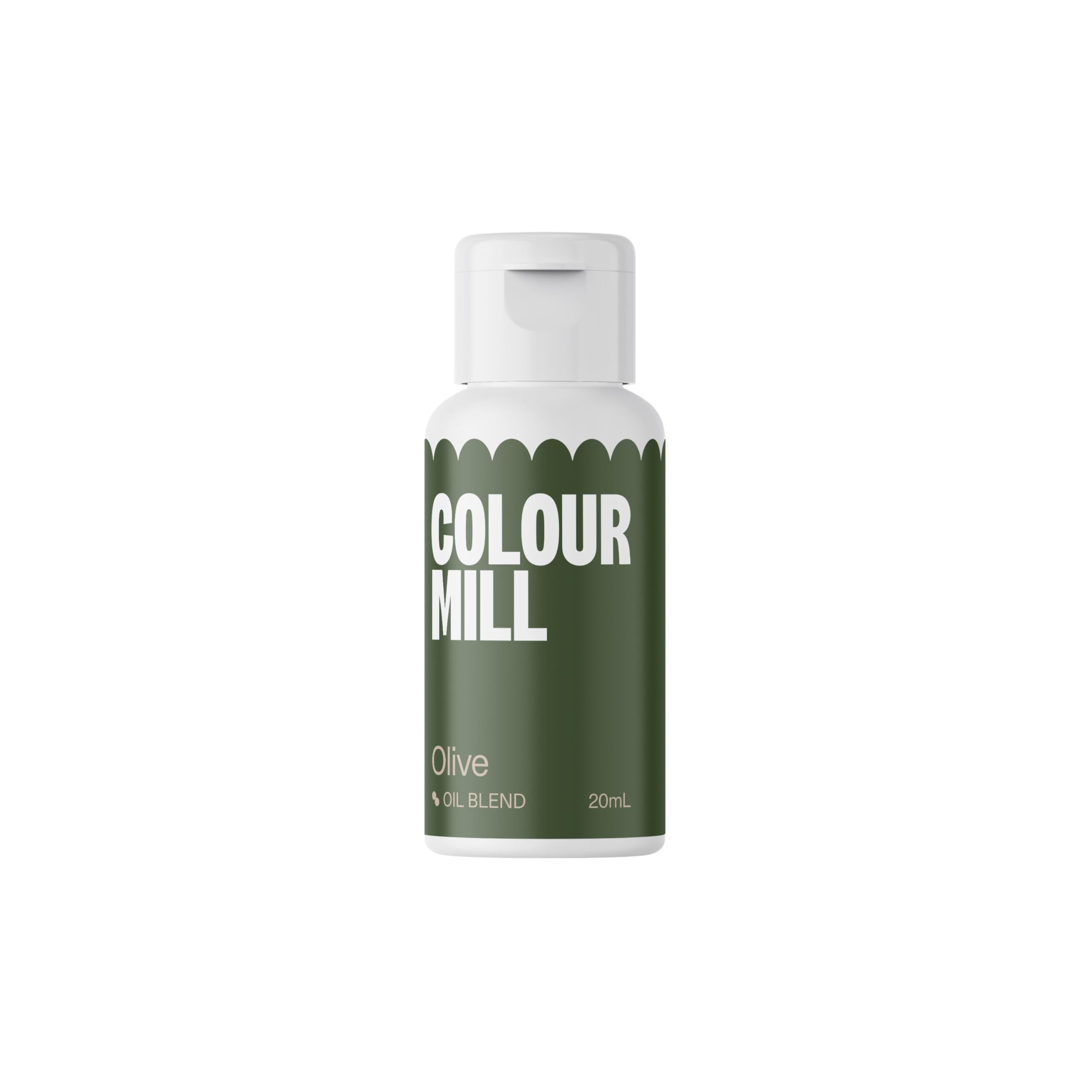 Colour Mill Oil Blend Food Colouring Olive - 20ml Squeeze Bottle