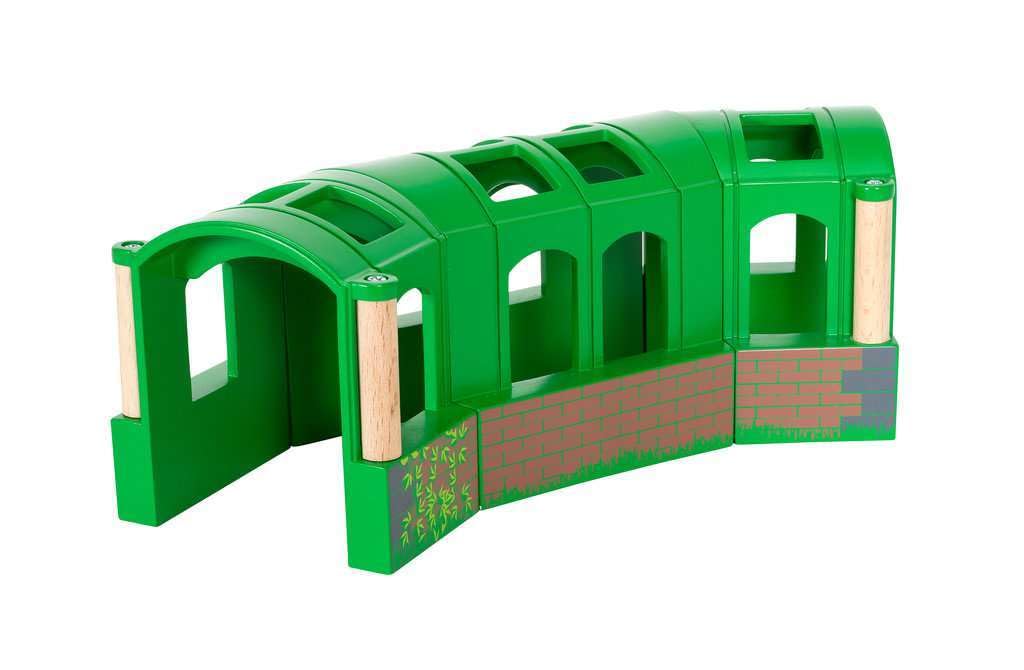 BRIO World Flexible Tunnel Wooden Railway Accessory Set for Kids 6